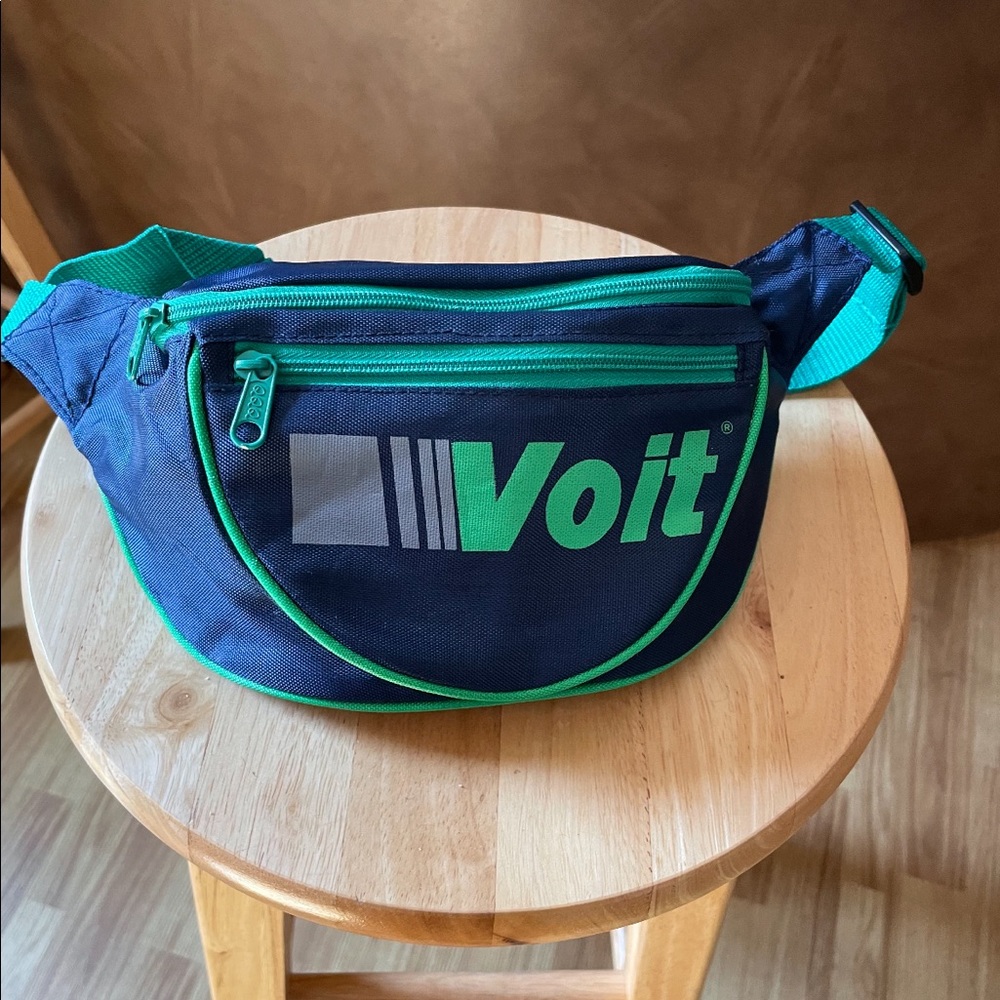 VINTAGE🌸 VOIT Blue and Green Fanny Pack